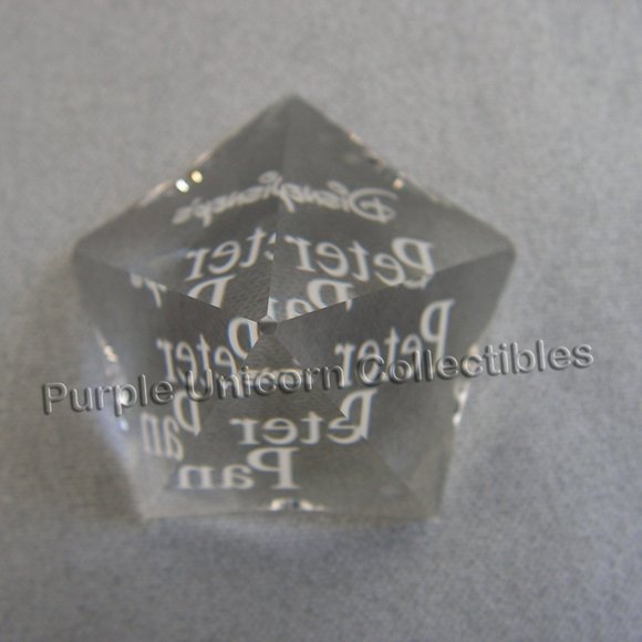 Swarovski Crystal Disney Peter Pan Title Plaque - Picture 4 of 4